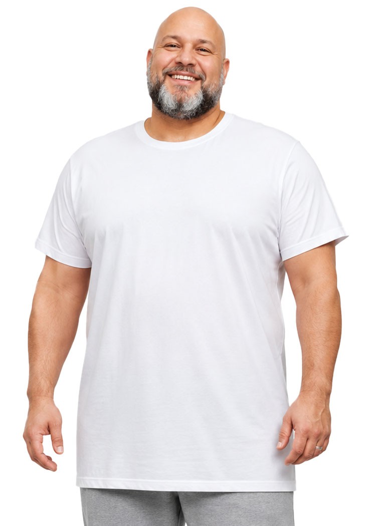 men’s underwear PLUS SIZES crewneck sweater 100% cotton t-shirt from 2XL to 10XL