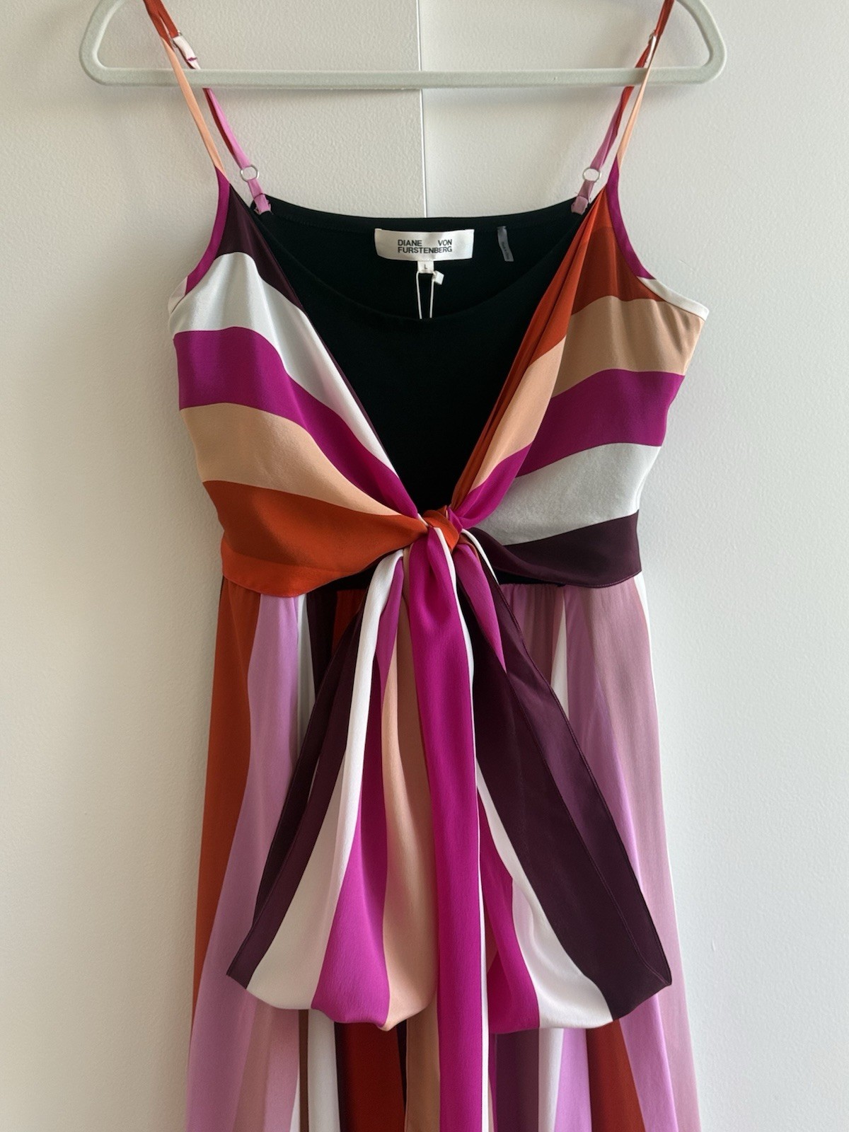 Dianne von Furstenberg Colorful Full Length Summer Dress