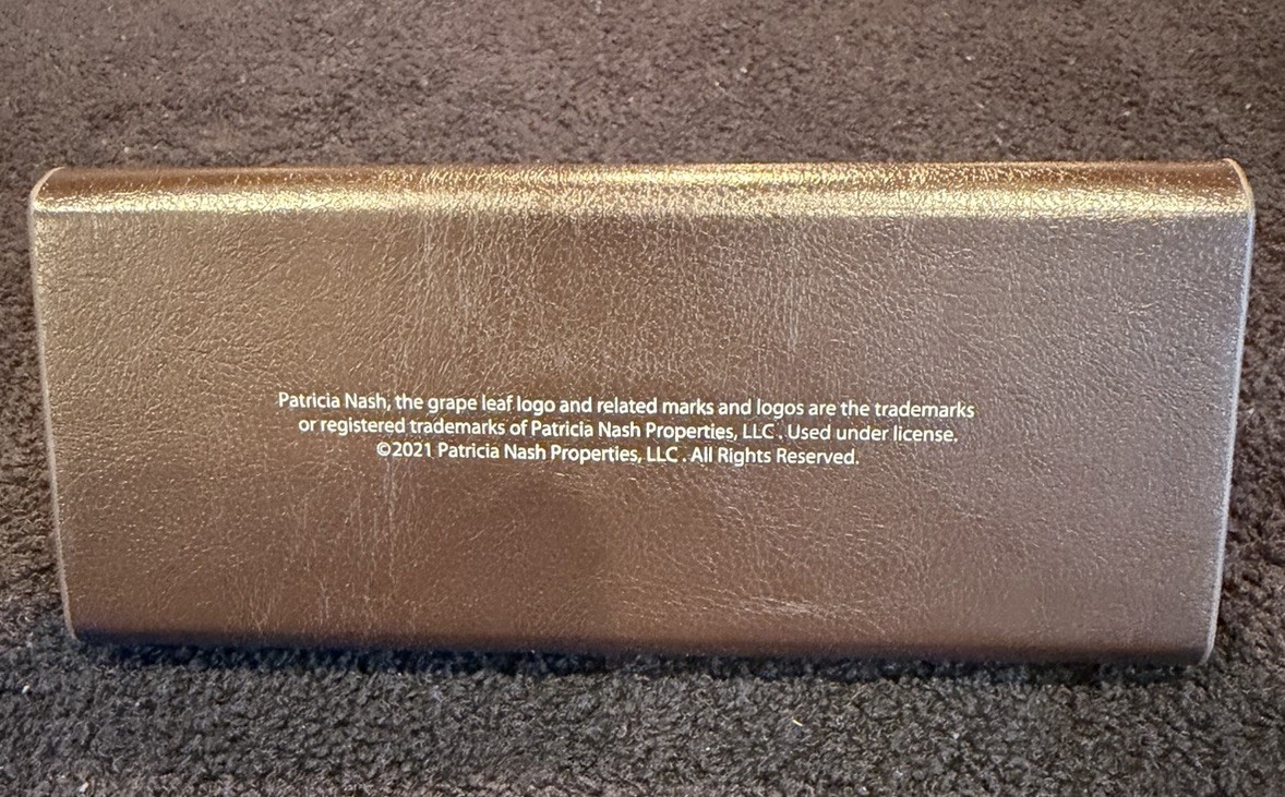 Patricia Nash Trifold Glasses Case, Sunglasses Case, NWOT, Brown