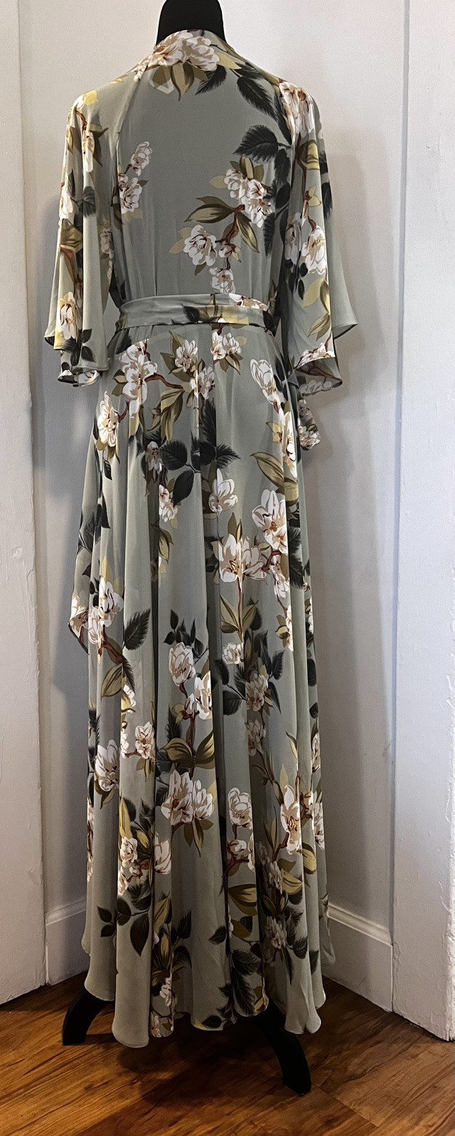 City Chic Womens Magnolia Wrap Maxi Dress, geenmulti, Plus Size, 14W