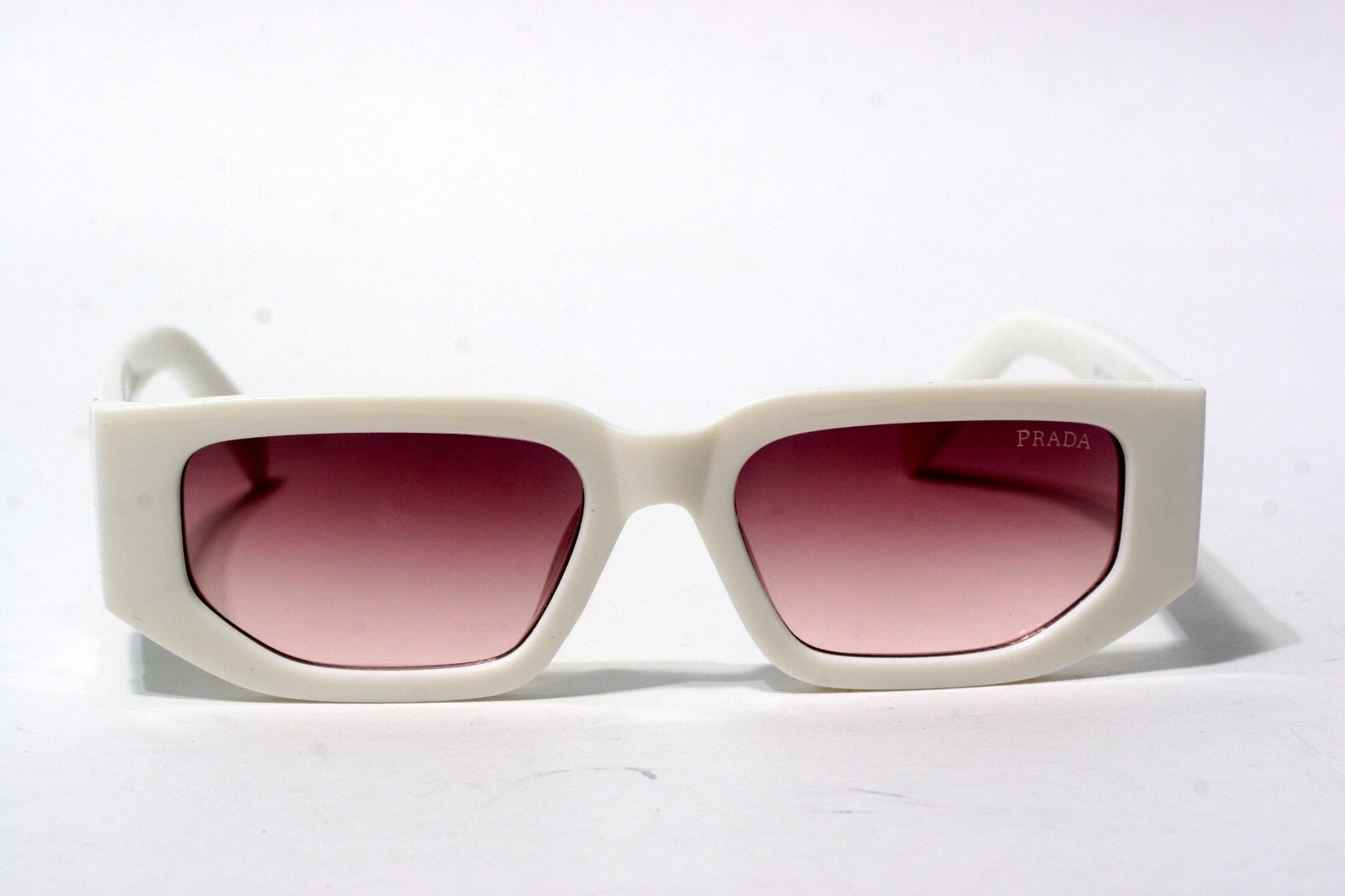 Prada 8297 Brown Fade/ Shiny White Sunglasses 55[]18-142