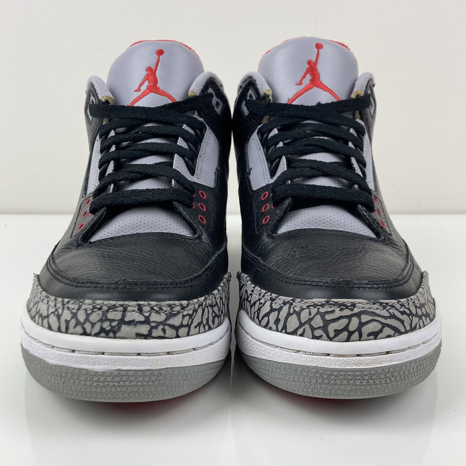 Nike Air Jordan Retro 3 Black Cement CDP 2008 Basketball Shoes Size 10.0 (Read)