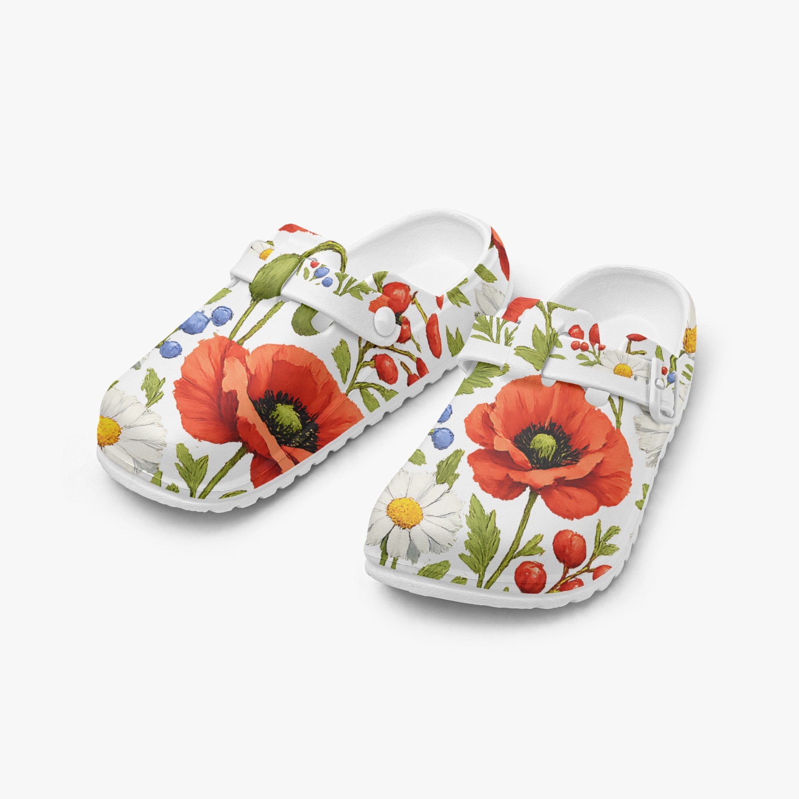 EVA Nurse Clogs Unisex Lightweight Non‑Slip Medical Work Shoes Adjustable Buckle
