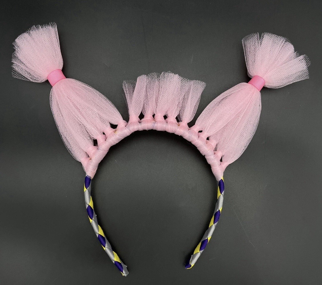 Custom made Bridget Troll Headbands Woven Headbands Troll Movie Troll Hair