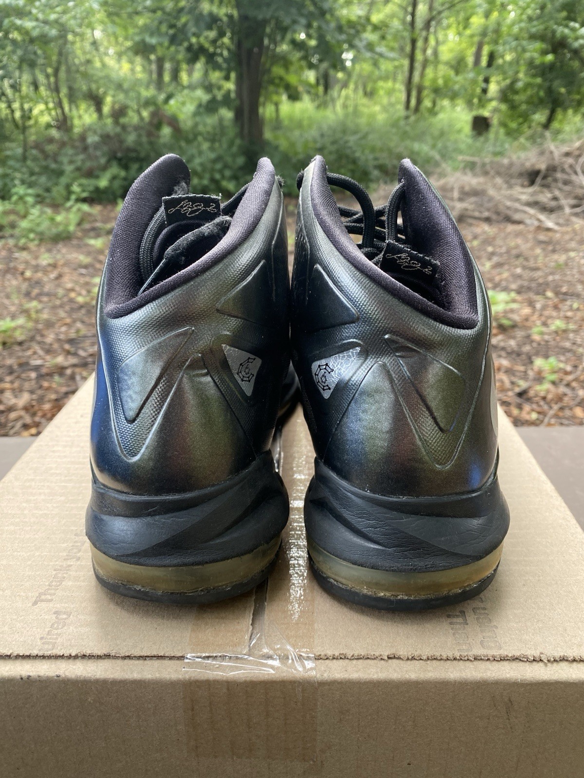 Nike LeBron 10 Carbon 541100001 Size 10.5 Men