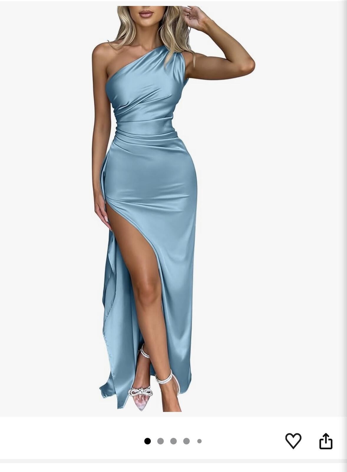 VIRAL OYS One Shoulder Formal Dress