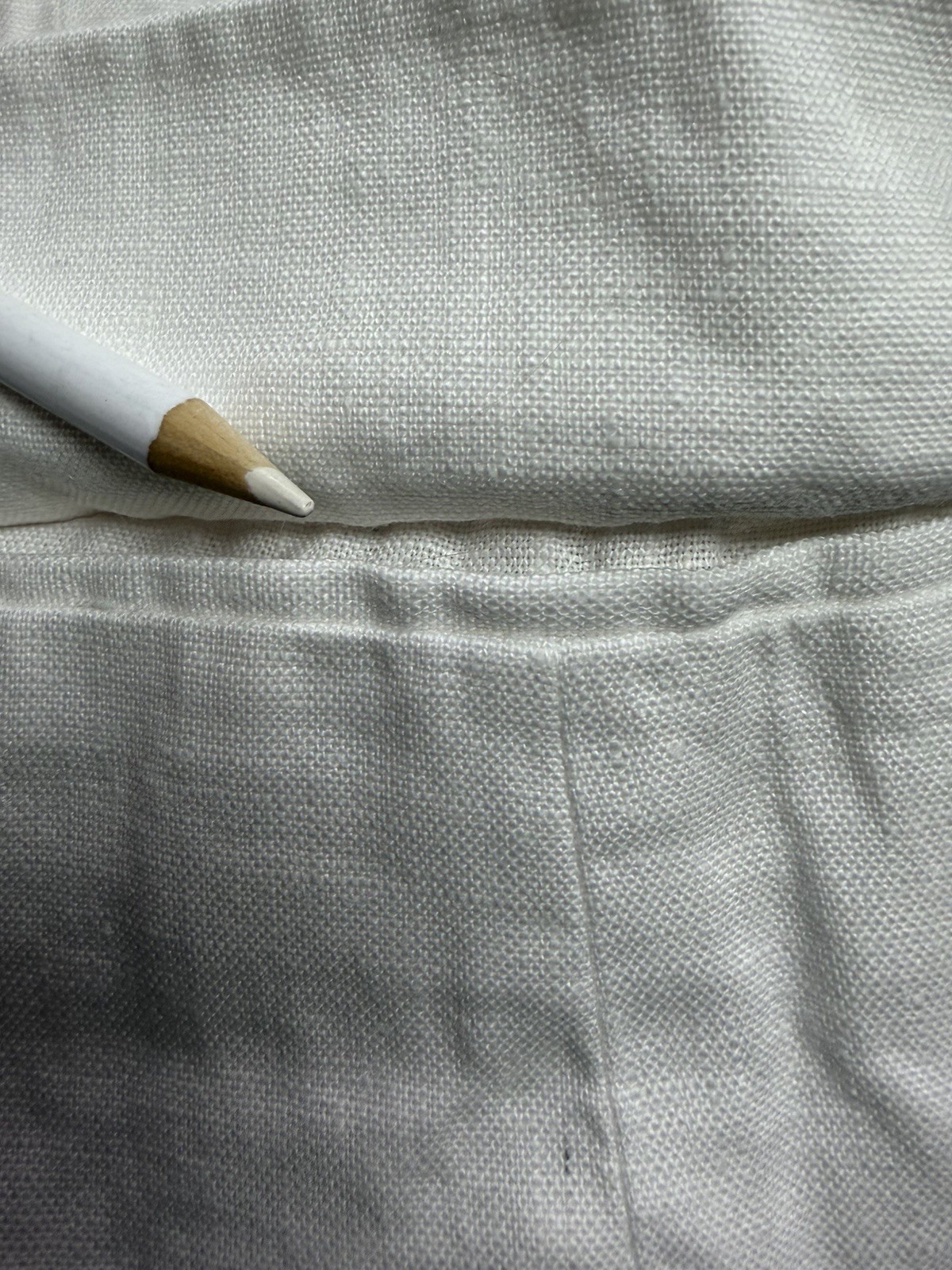Banana Republic Blazer Size 8 Double Breasted White Linen Long Line Jacket BR
