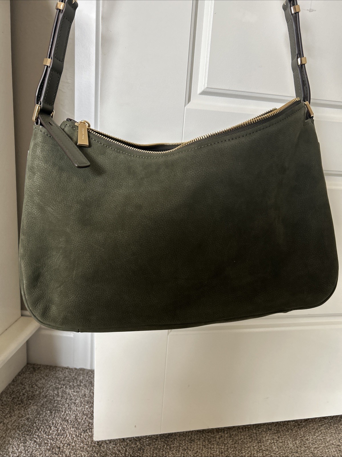 MICHAEL Michael Nolita Medium Nubuck Shoulder Bag