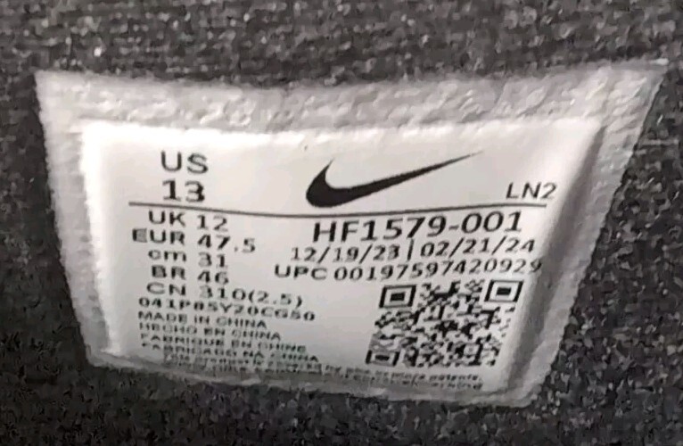 Nike Baseball Cleats Griffey 2 MCS Black Volt HF1579-001 Mens Sz 13 Brand New