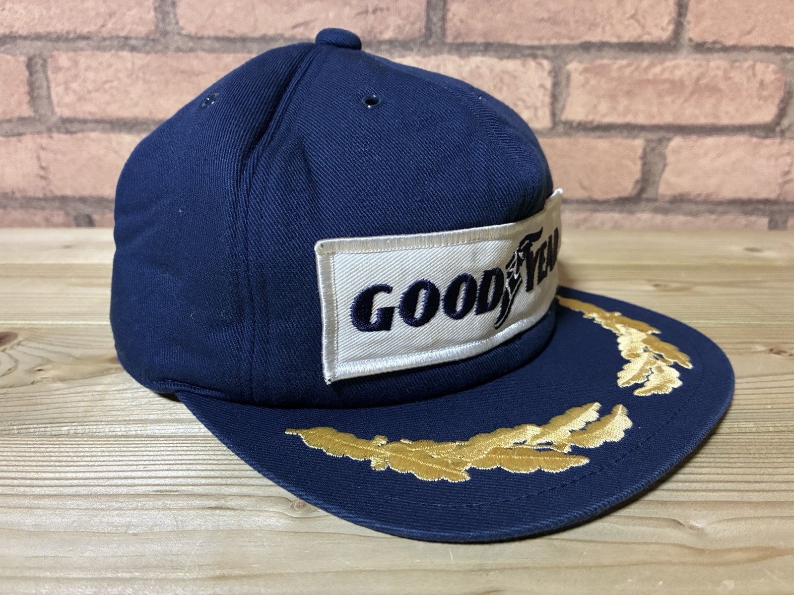 Goodyear Tire Racing Vintage Hat Cap Formula 1 Motorcycle Snapback Made In Japan