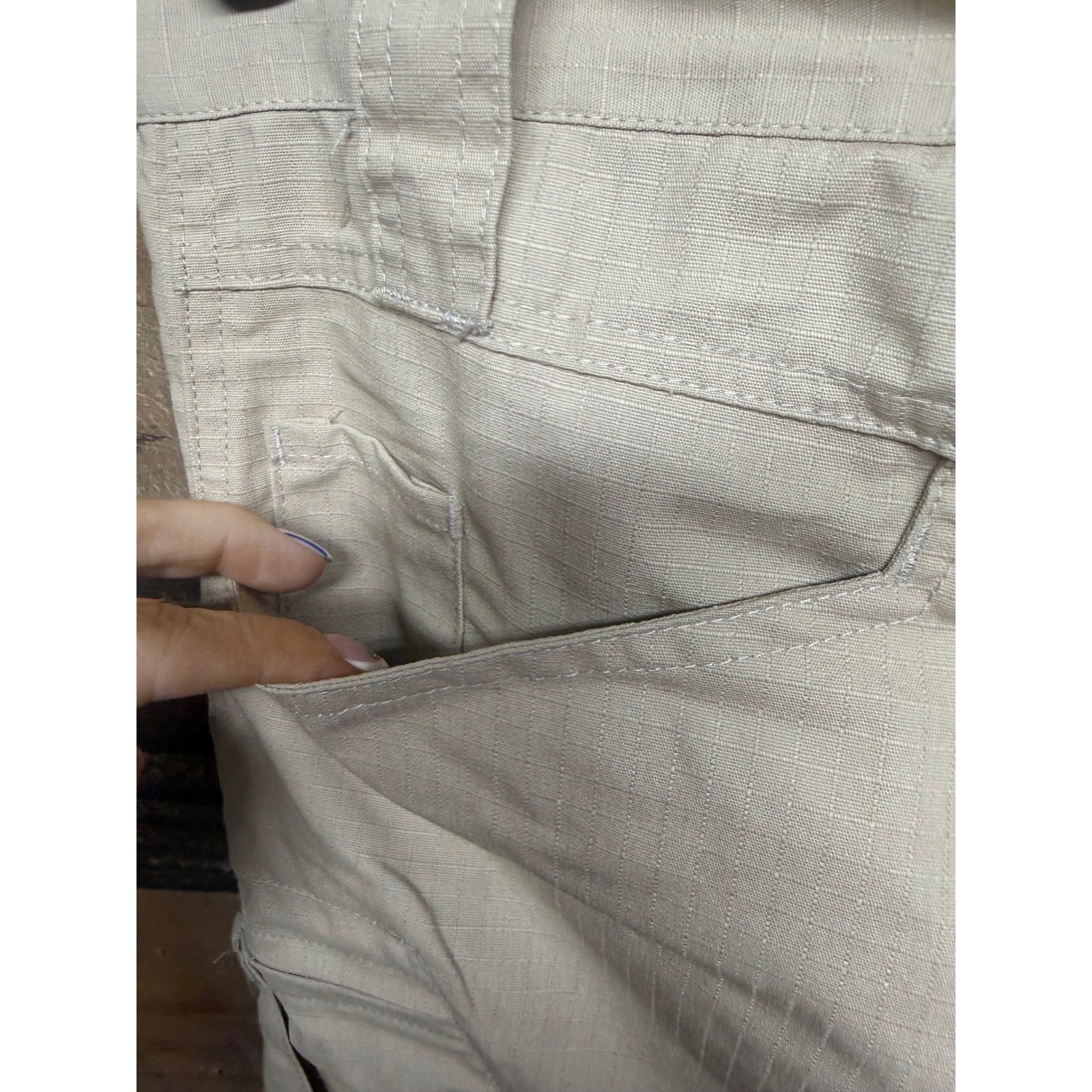 A5.1.1 Military Walker Tactical Ripstop Cargo Shorts Tan Mens US 38/45 NWT
