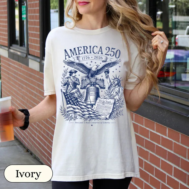 America Sketch Design Comfort Tee