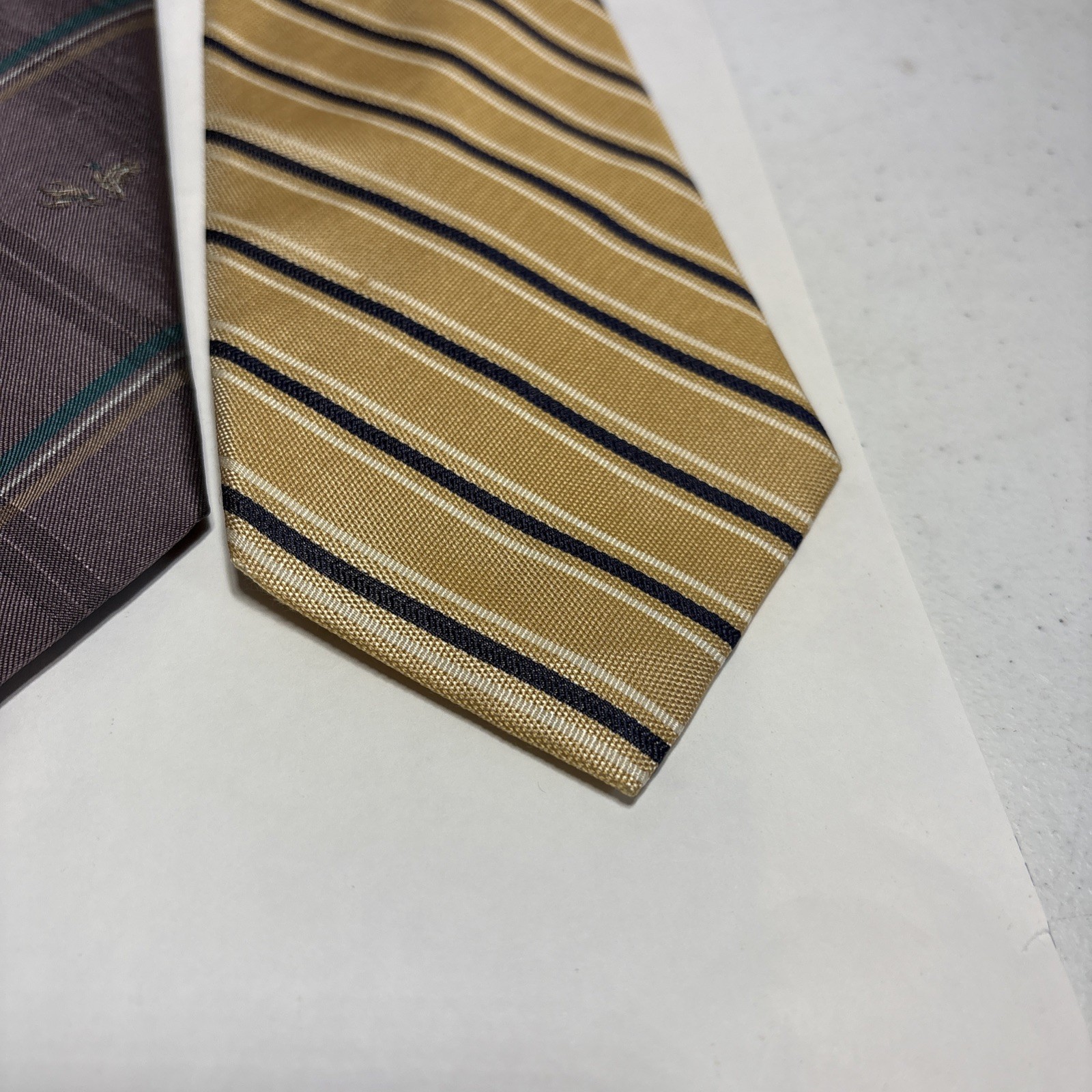 Set Of 4 Made in USA! Lands’ End, All Silk Men’s Ties Lot of 4 Different Colors