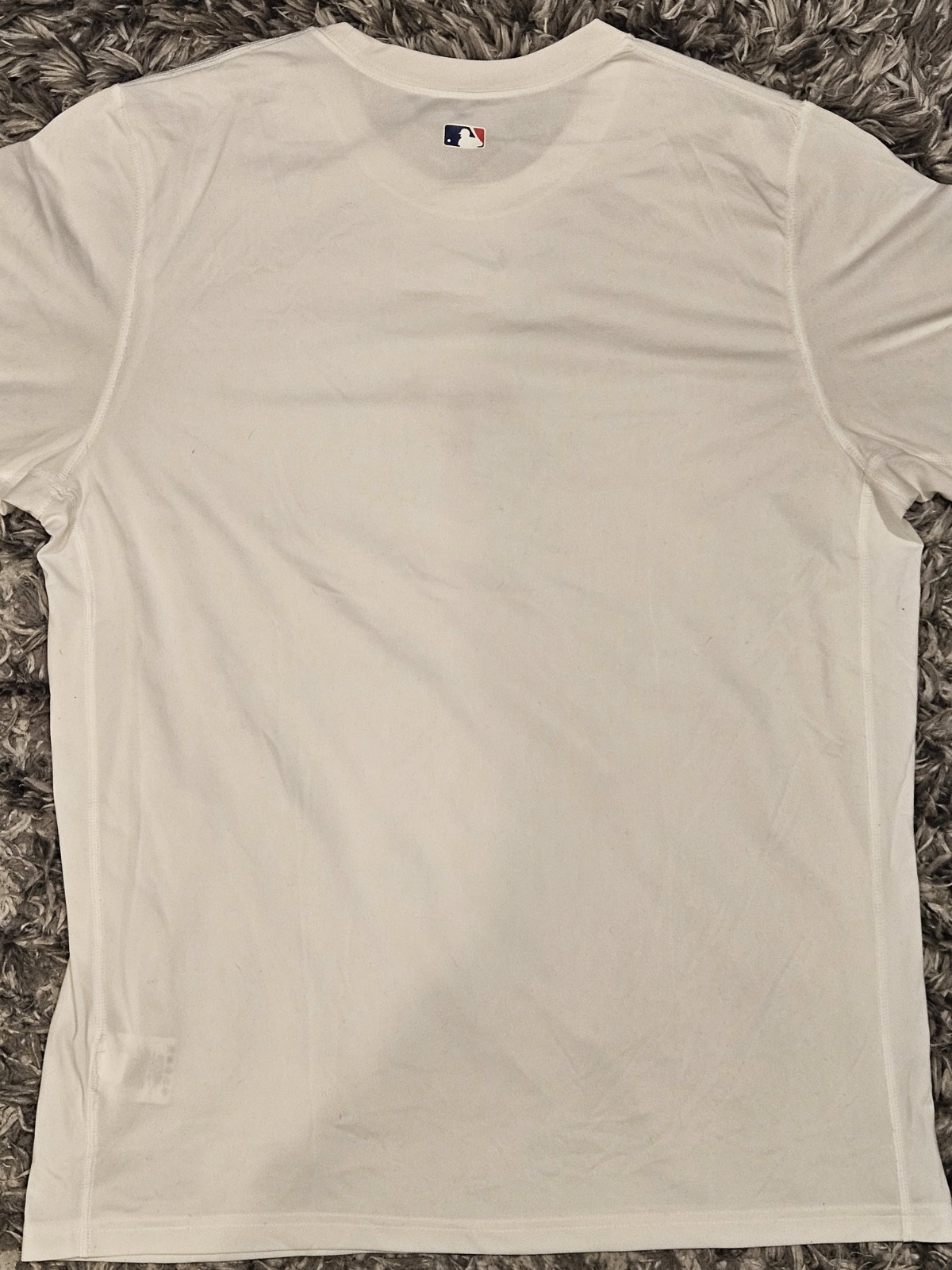 MENS PHILLIES NIKE DRI-FIT SIZE LARGE WHITE SEE PICS!!! CLEAN!!!