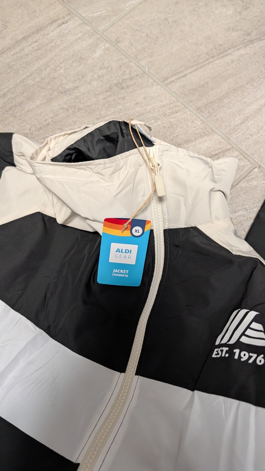 ALDI Gear Track Suit Jacket XL & Pants Black Size L 2026 NEW