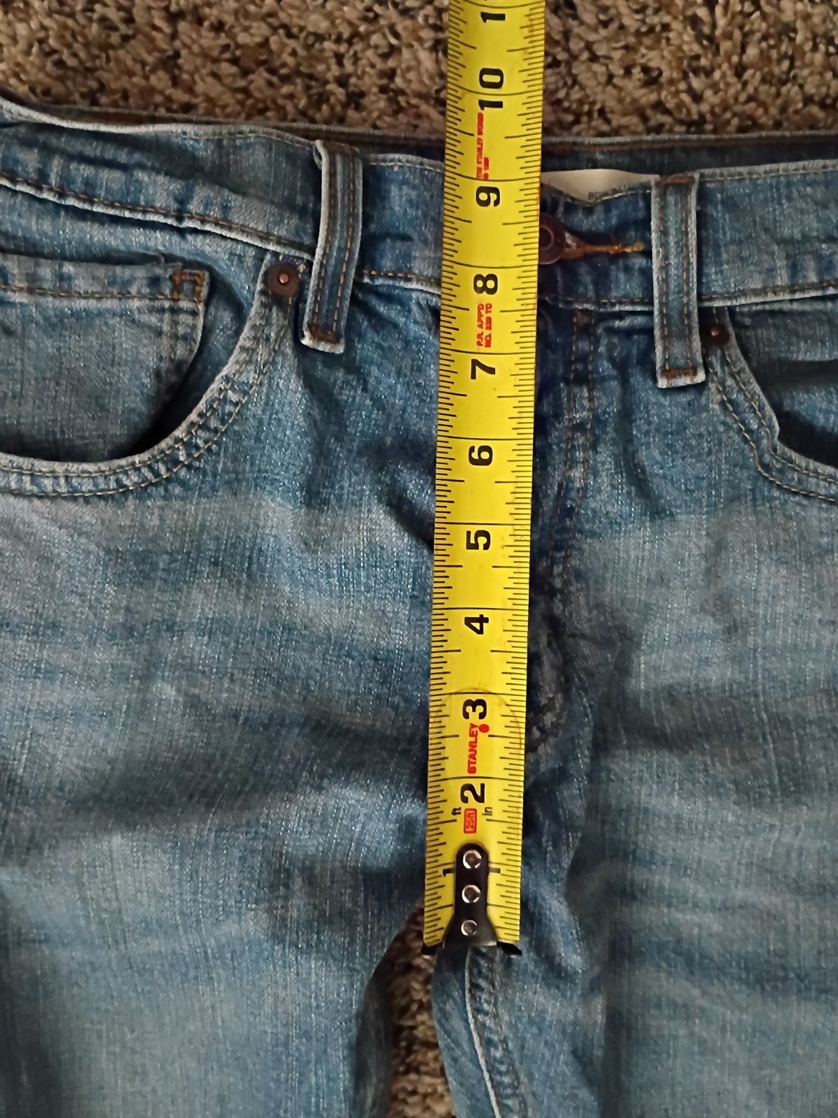 Levi Strauss Signature Jeans Blue Stretch Mid Rise Boot Cut Womens 28×30 Denim