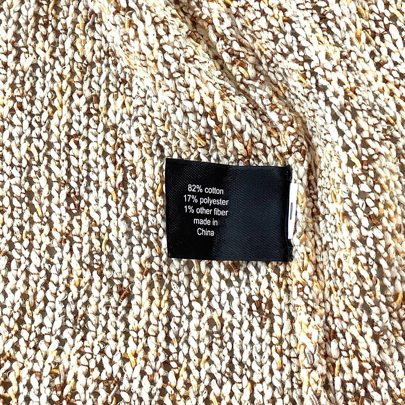 NEW Lane Bryant Open Front Cardigan Sweater Womens Sz 14/16 Gold Tan Brown Beige