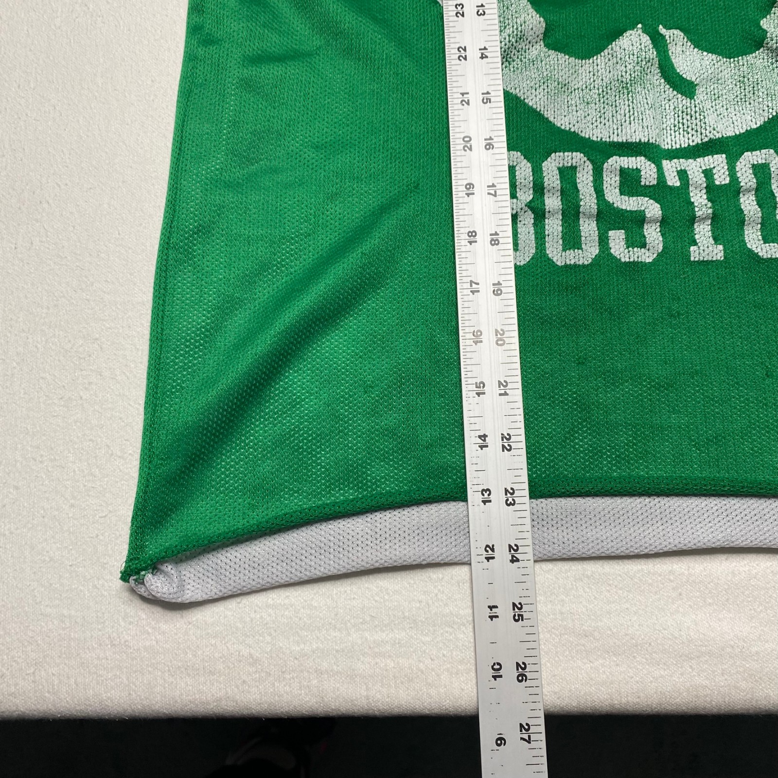 Augusta Sportswear Mens Jersey sz M Green Gray Reversible Major Look Boston