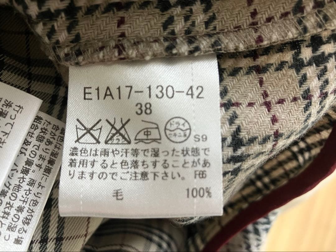 Burberry Blue Label Trench Coat with Liner Check 38