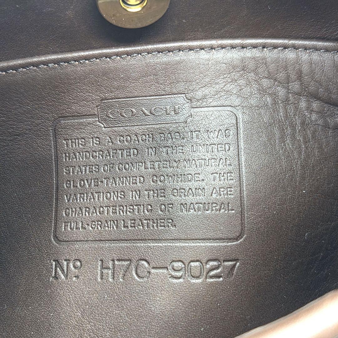 COACH Ergo Handbag 9027 Grab Tan Leather USA Made