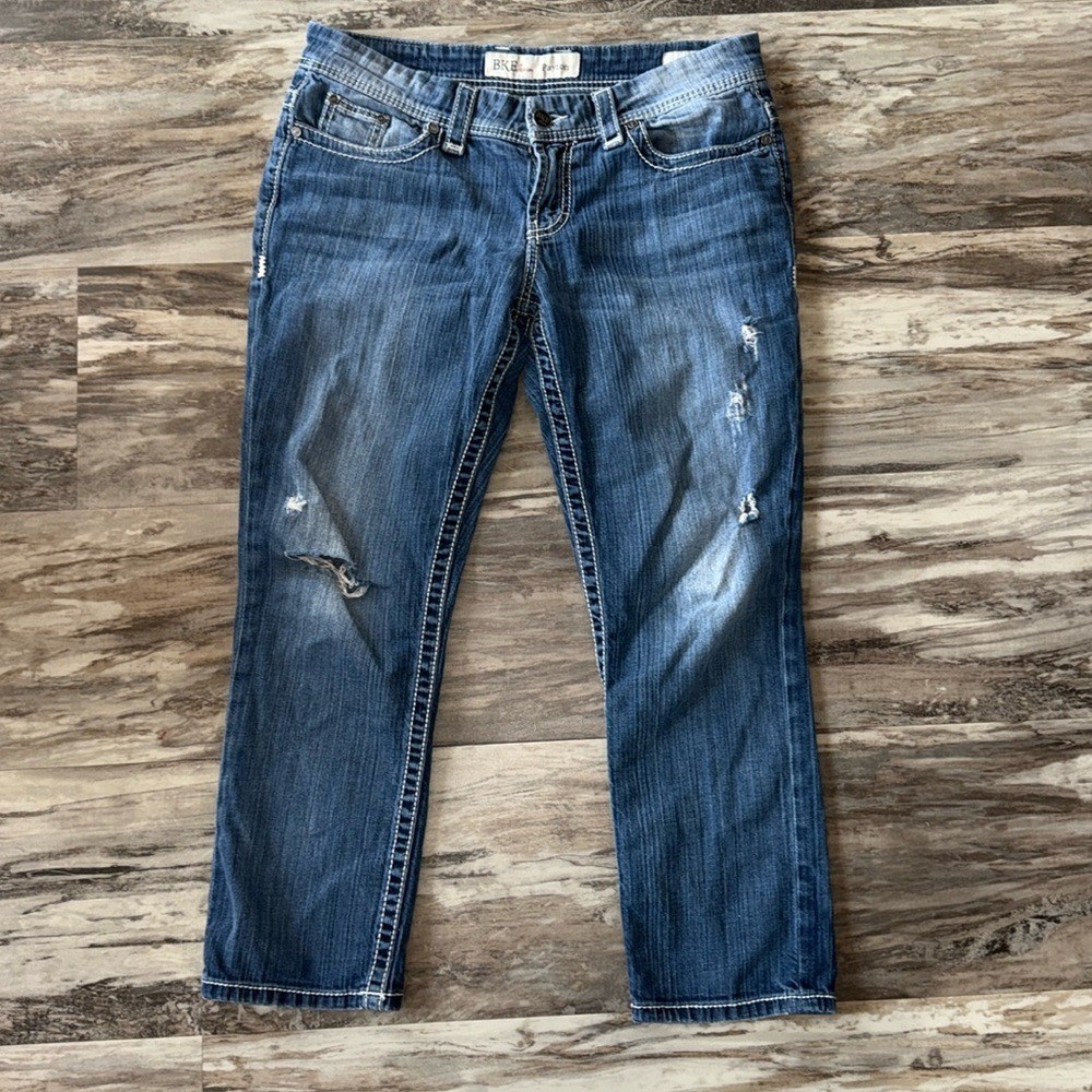 BKE Payton Denim Jeans Distressed Women’s size 30 see measurements in pictures