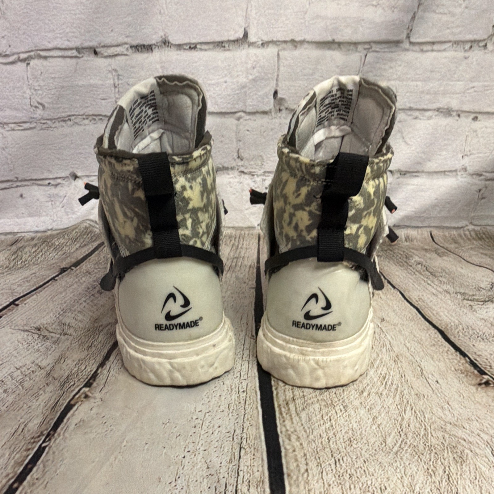 Nike Blazer Readymade Mid White Camo Size 11 in Excellent Condition No Box