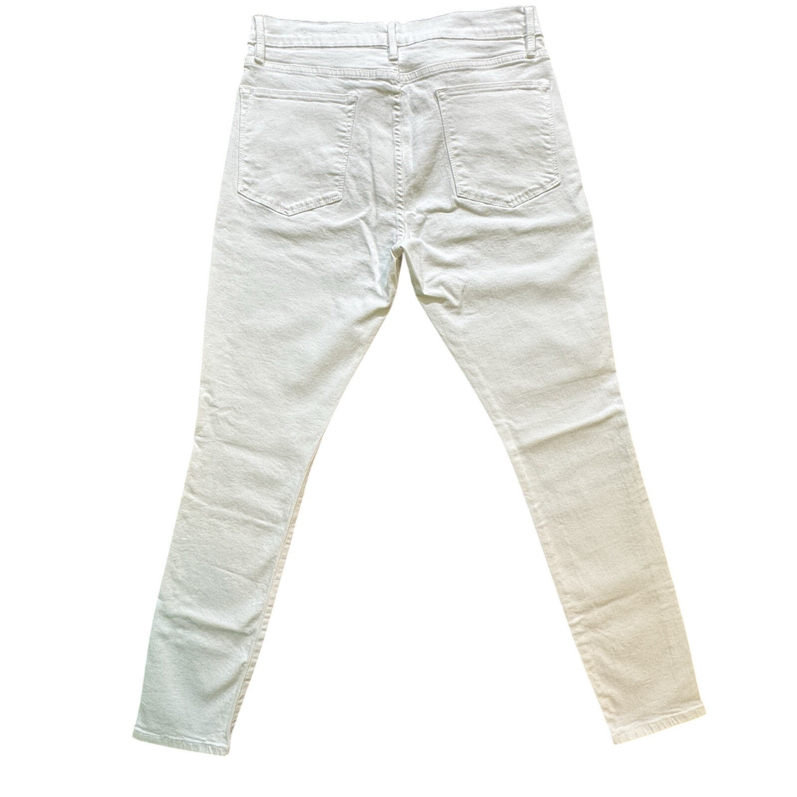 NWT FRAME Le High Skinny Blanc High Rise White Denim Ankle Jeans Women’s 31/12