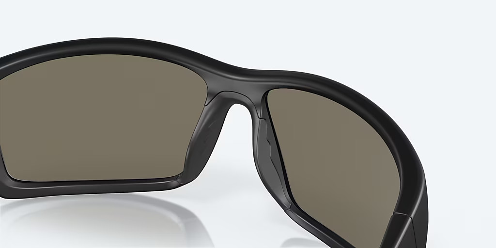 Costa Del Mar Sunglasses REEFTON Blackout / Blue Mirror POLARIZED Glass 580G