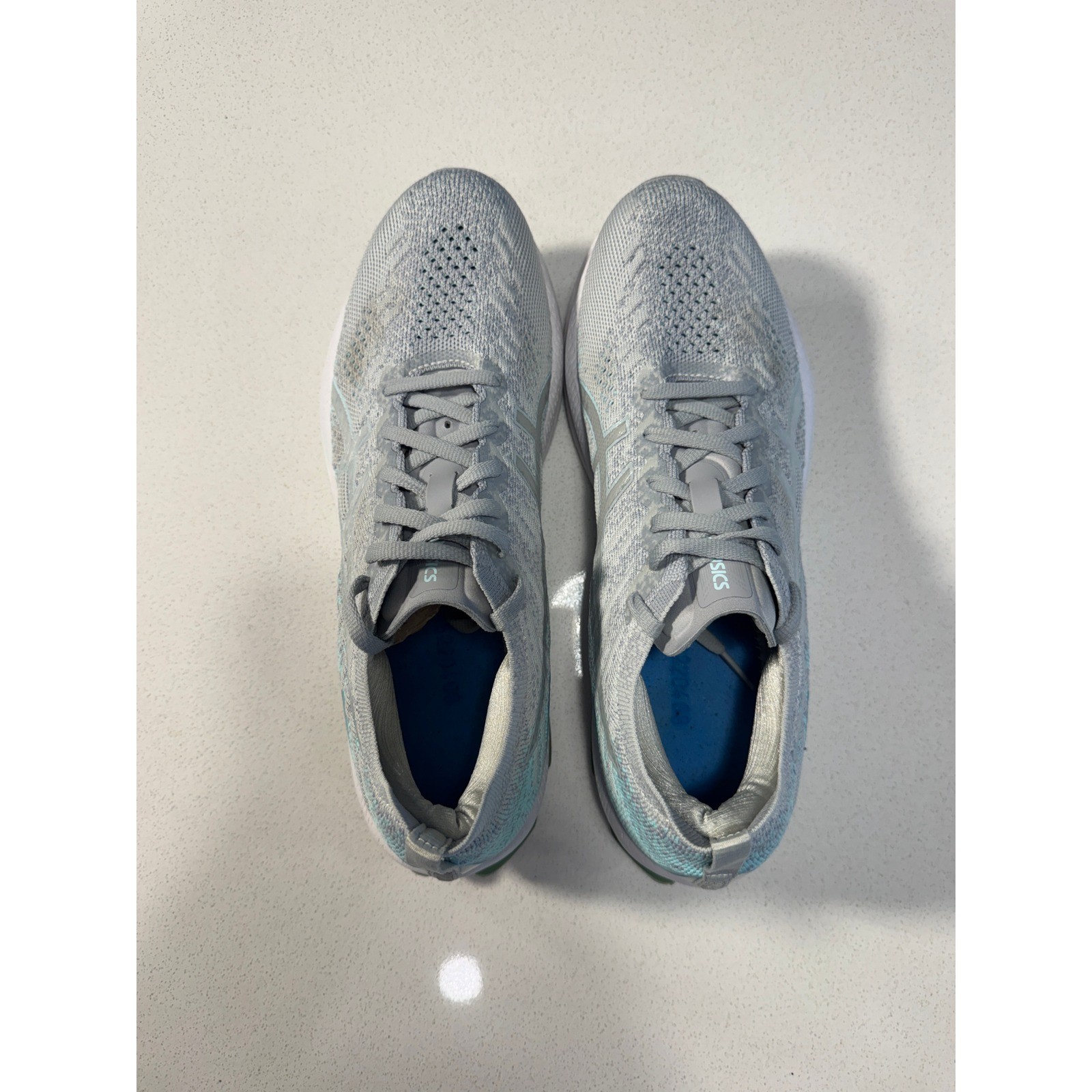 ASICS Gel-Kinsei Blast Womens 11 Grey Blue Shoes 1012B068 No Insoles