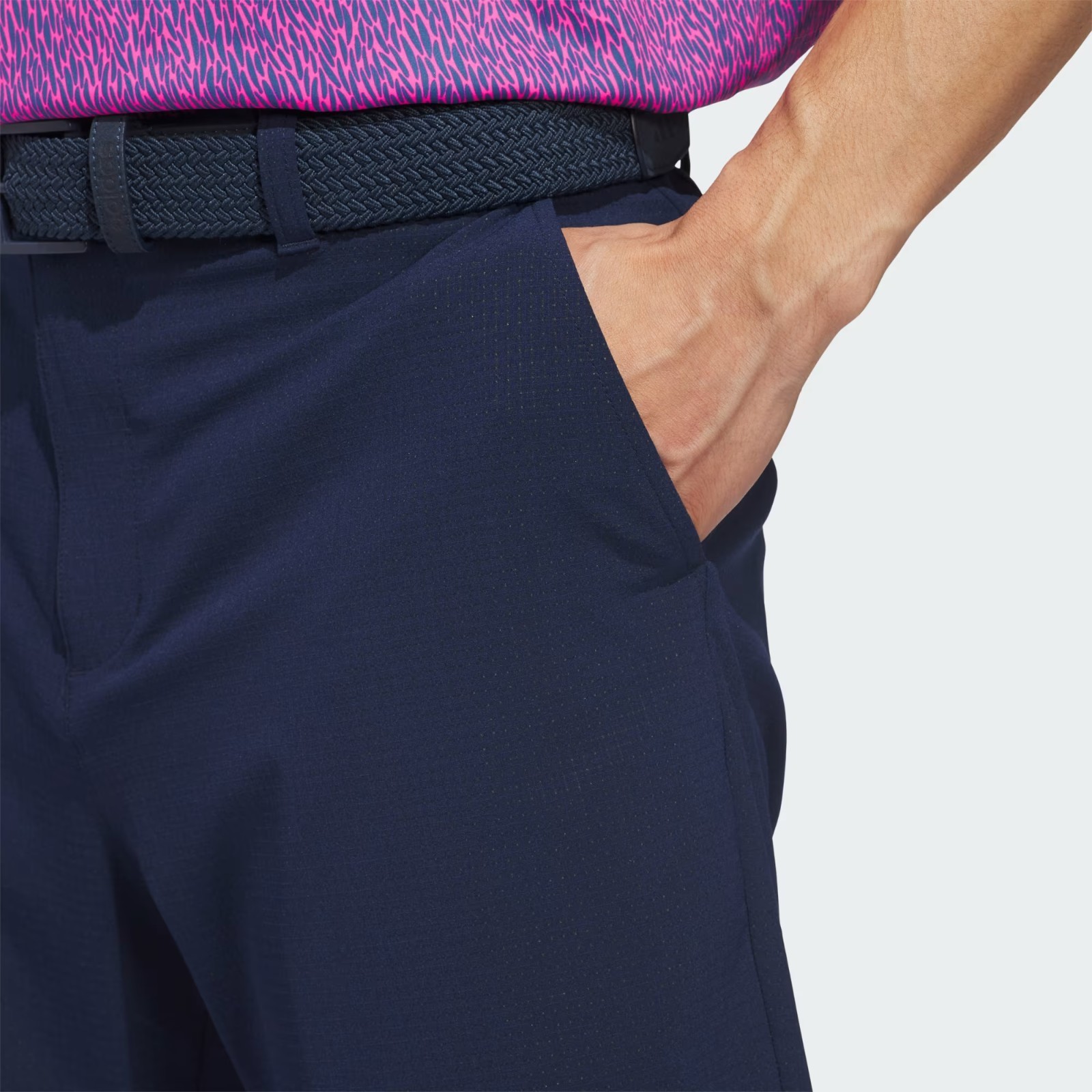 Men’s Adidas ULTIMATE365 9″ MELTAWAY Golf SHORTS 32″ NAVY Lightweight breathable