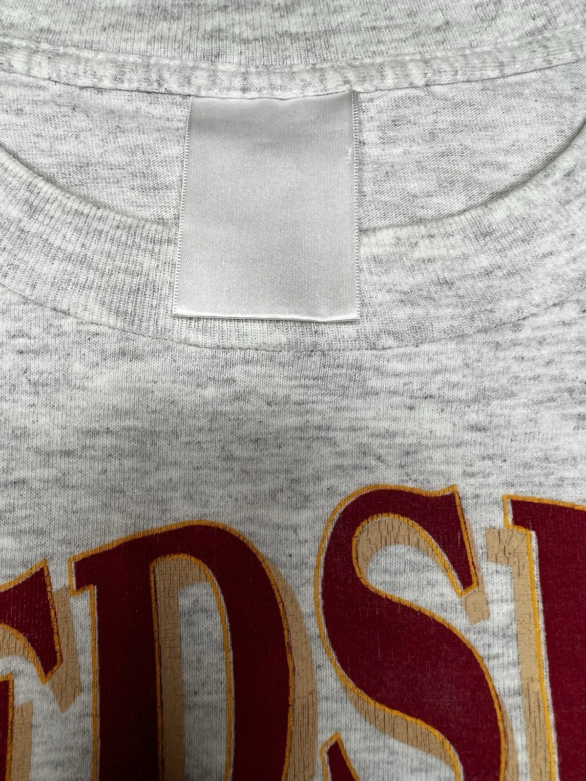 Washington Redskins Vintage Single Stitch T-Shirt Size XL Made In USA NFL 90s