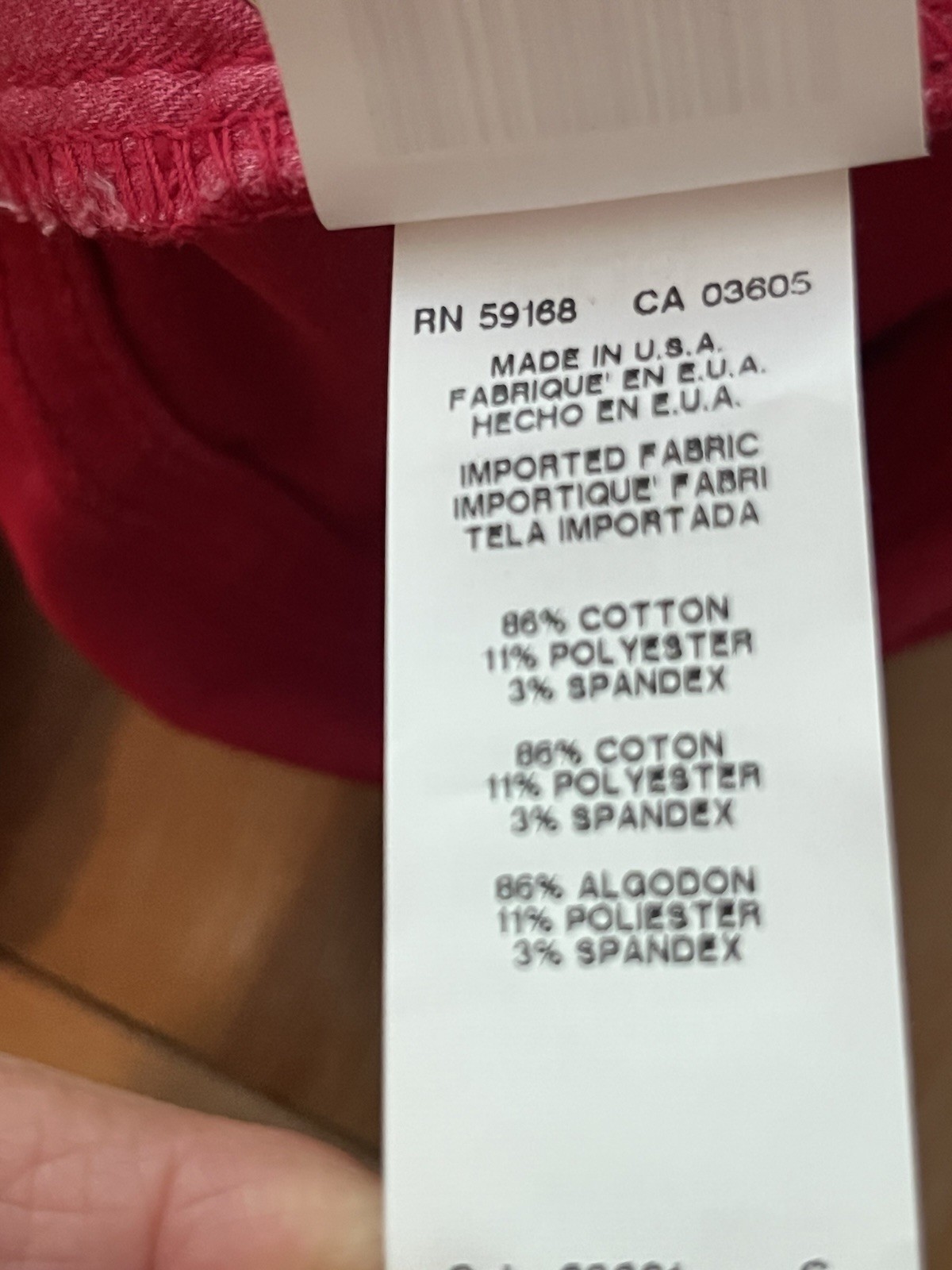 Karen Kane Zuma Crop Jean Size 12 Red Jeans Skinny Slim Stretch NEW NWT