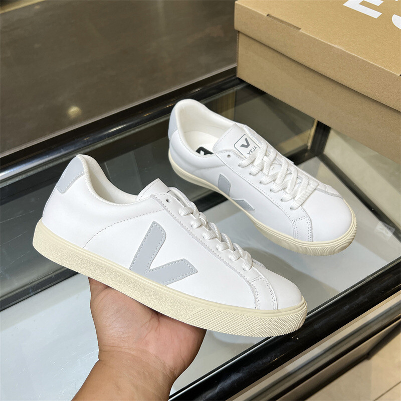New Collection! Veja Esplar Women/Men Sneaker Extra White / Black, EU 36 – 45