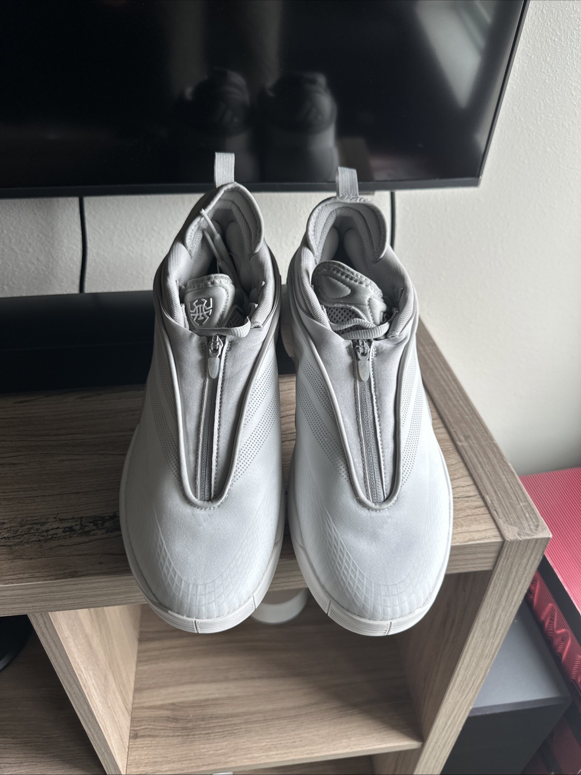 Size 13 – adidas D.O.N. Issue #7 White Grey
