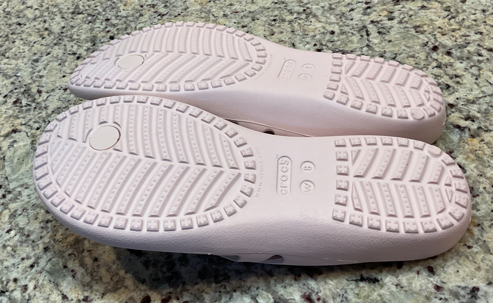 CROCS Women’s Sz 8/EUR 38 – 39 Kadee II BARELY PINK Flip-Flop 202492-6PI NWT