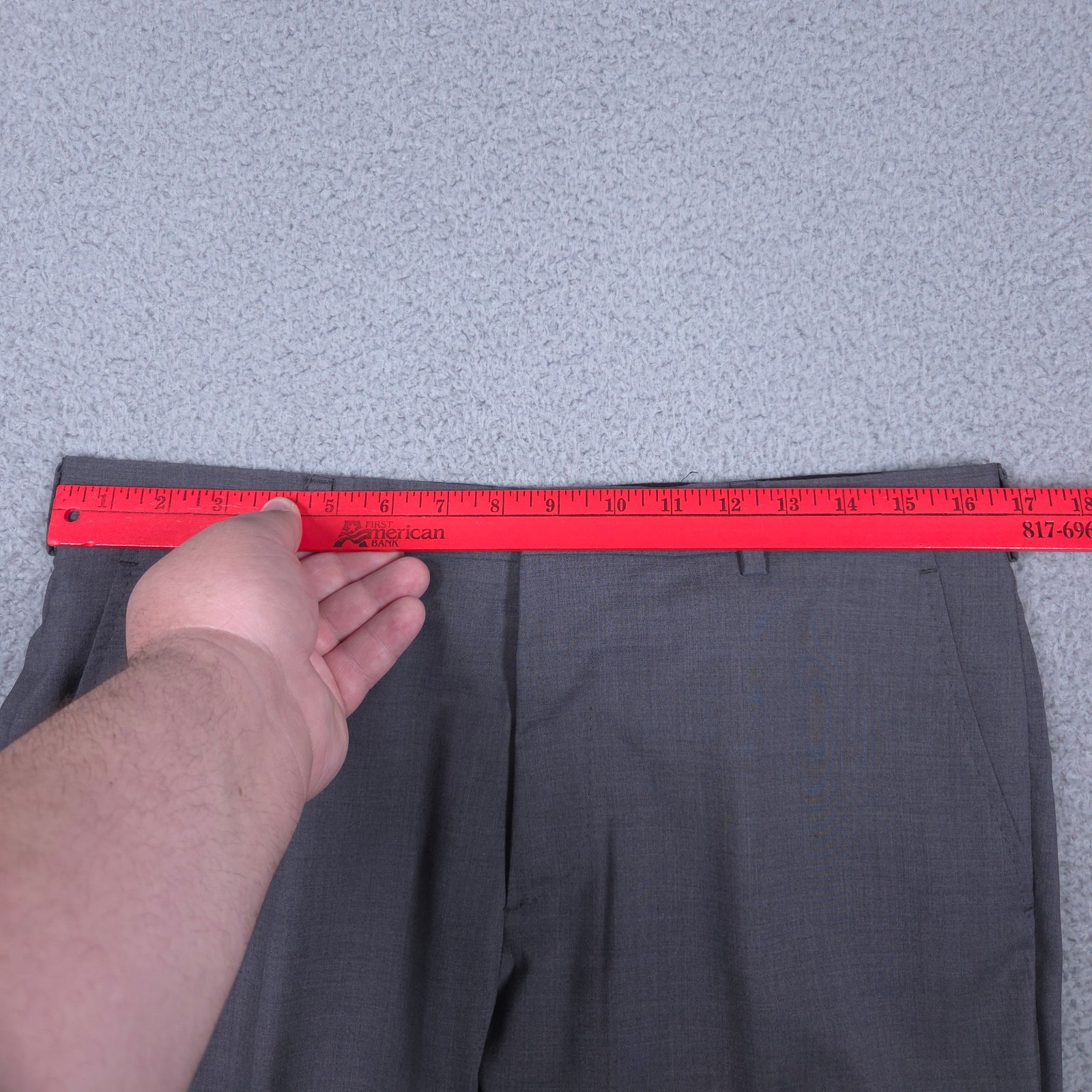 Ralph Lauren Black Label Pants Mens 32 (Fits 33×34) Charcoal Wool Trousers Italy