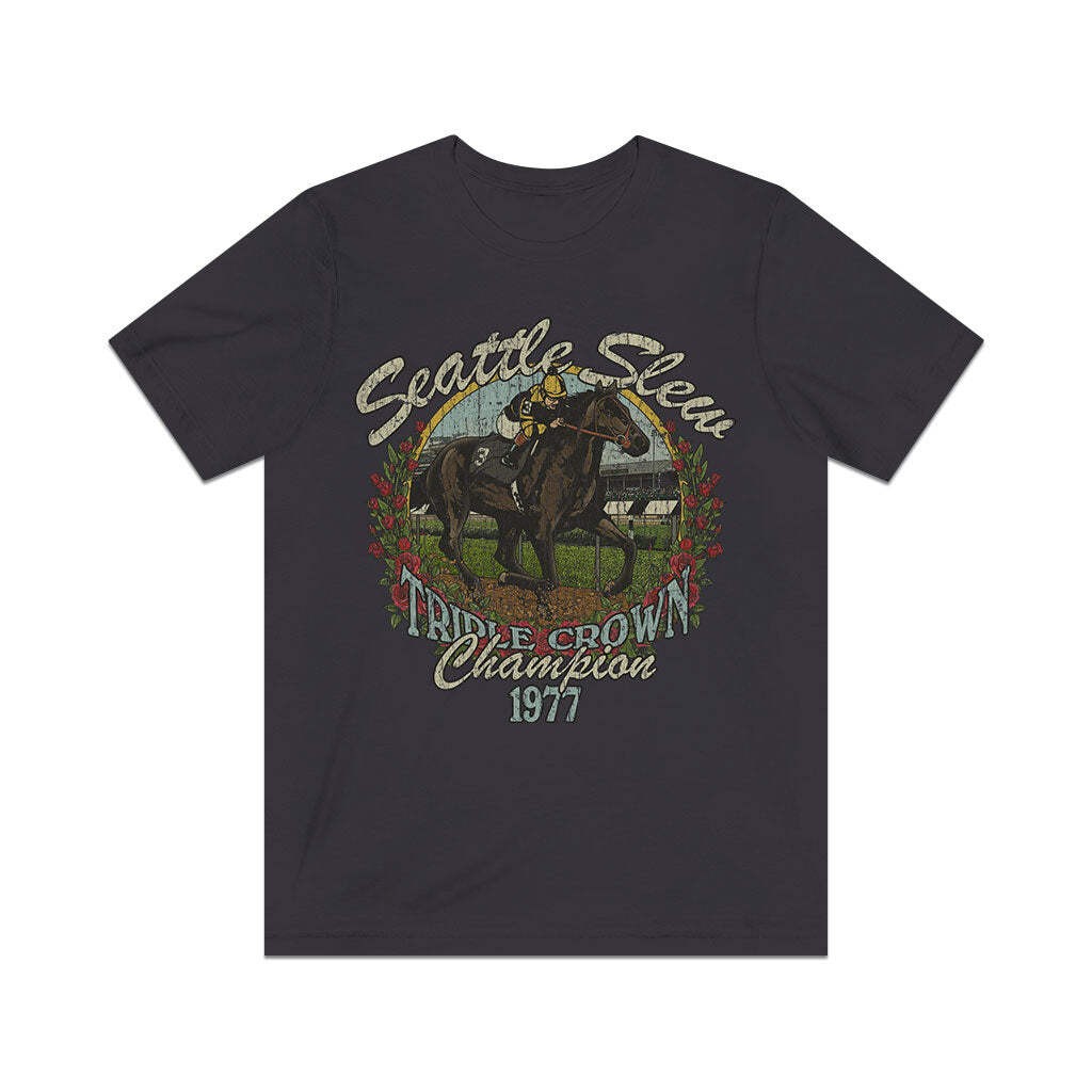 Seattle Slew Triple Crown 1977 Vintage Men’s T-Shirt