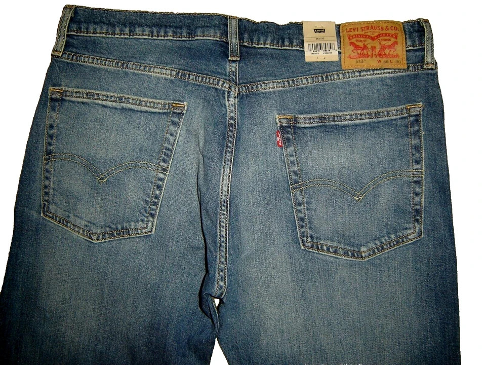 NWT Levi’s 513 jeans 36 x 30 Slim Straight Fit Retail $80 Style # 08513-0715