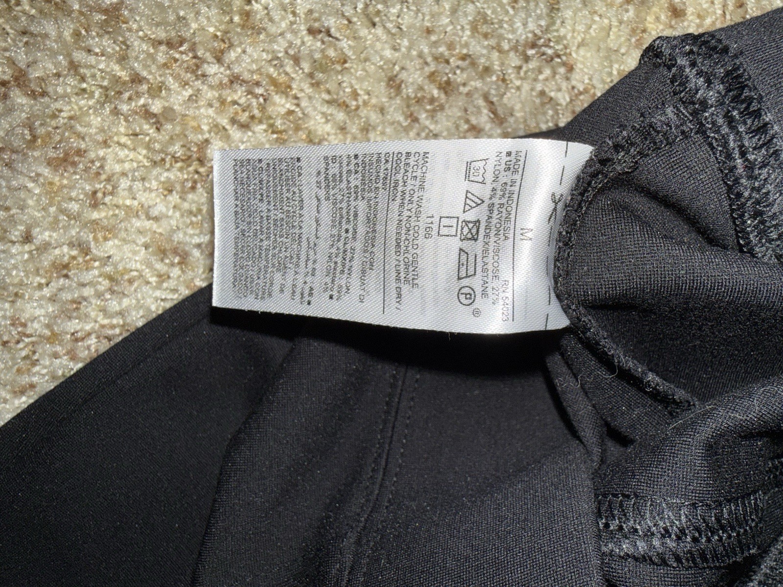 Old Navy Stevie Ponte Pants Women’s M Black Pull On Elastic Waist Skinny/Career