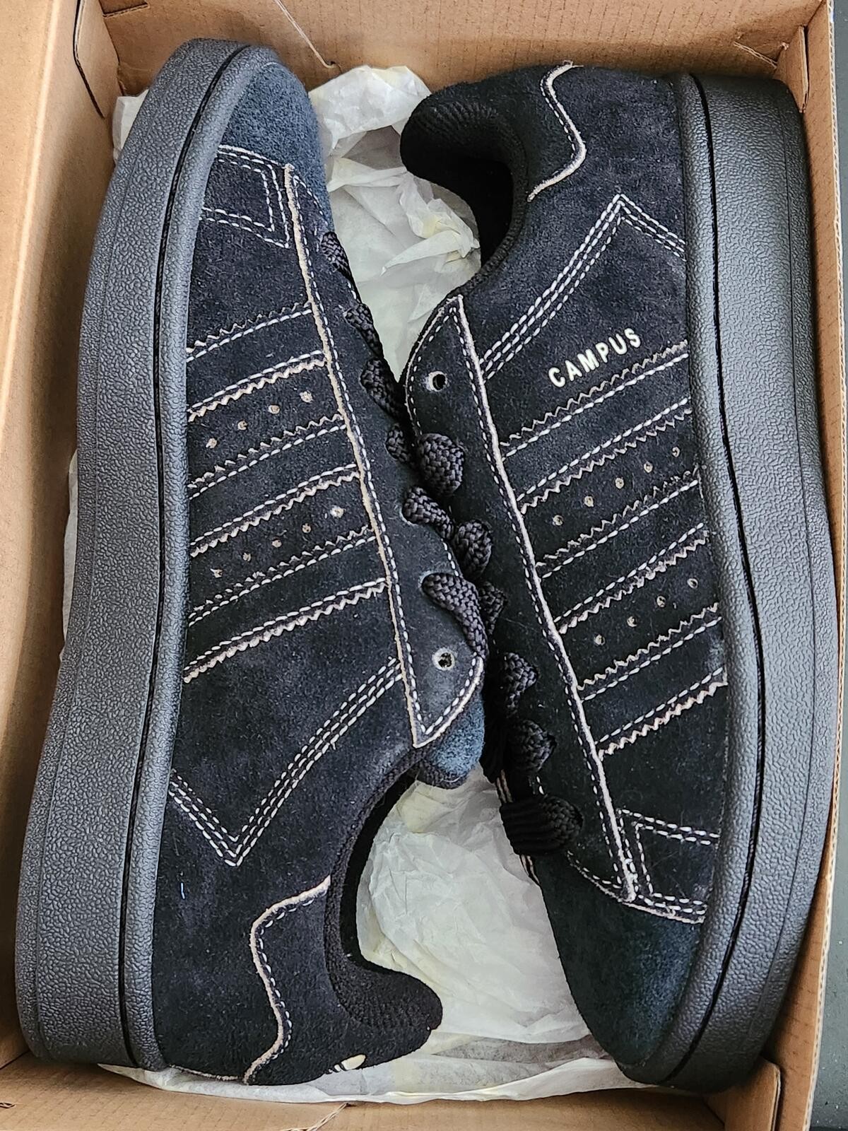 Adidas Campus 00s W Triple Black Suede Sneakers – Women’s US 6.5 – NIB