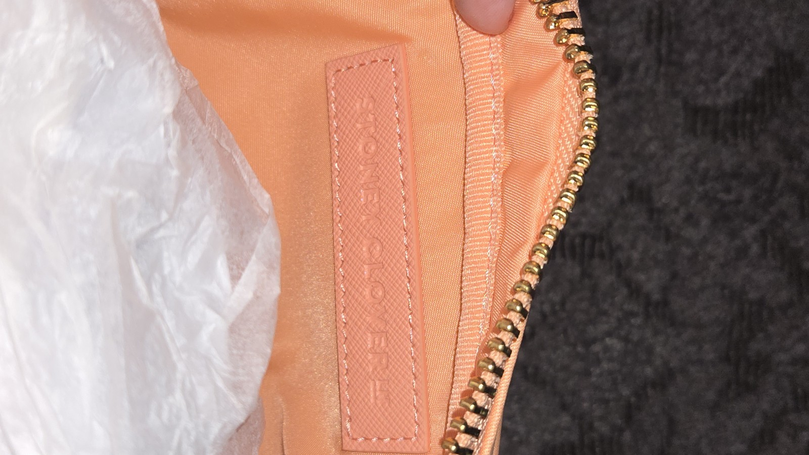 BRAND NEW Stoney Clover Lane Classic Small Pouch Peach One Size