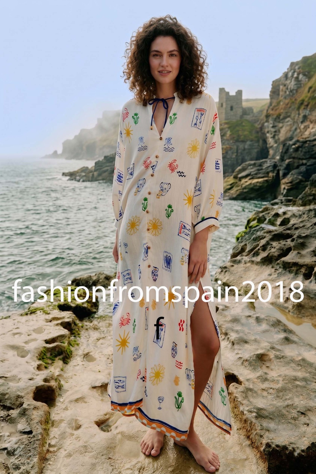 ZARA NEW WOMAN LONG PRINTED DRESS TUNIC. STYLE SLIT XS-XL 2145/332/330