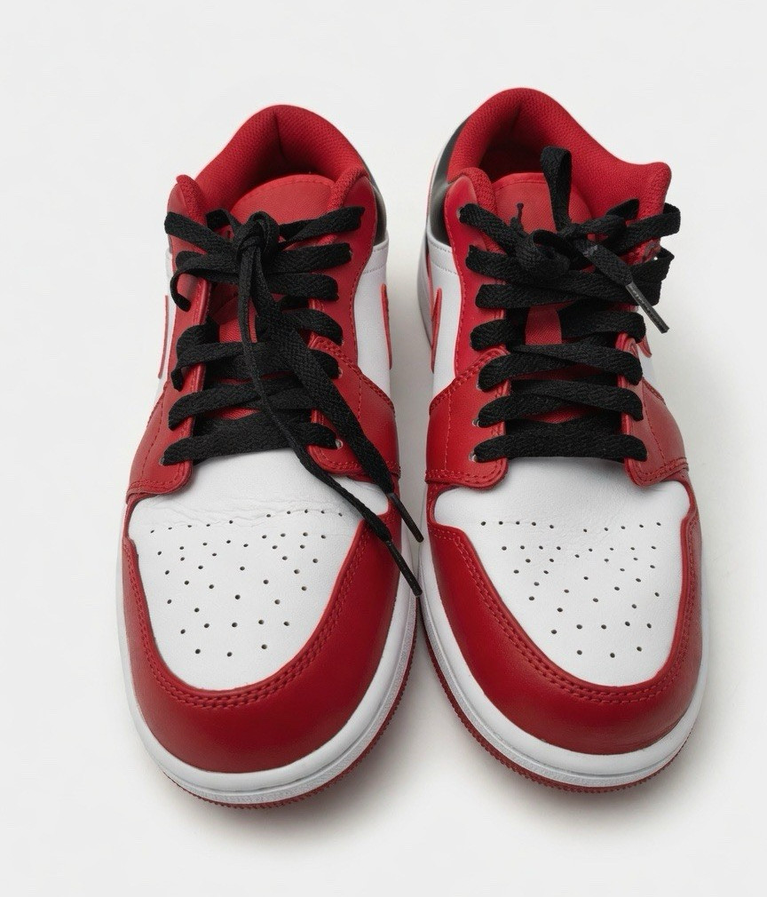 Jordan Air Jordan 1 Low Reverse Black Toe White/Black/Gym Red 553558-163