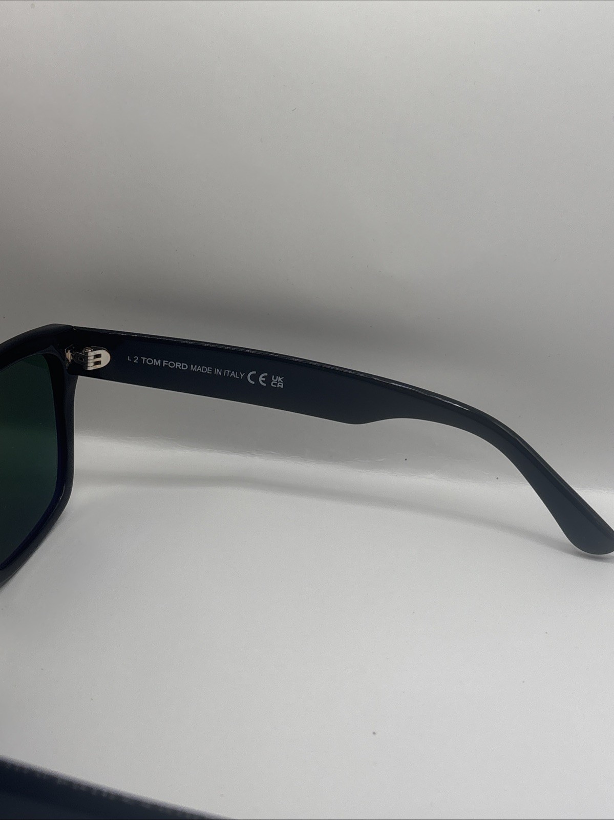 Tom Ford ALBERTO FT 1077 Shiny Black/Green (01N) Sunglasses Brand New Green Lens