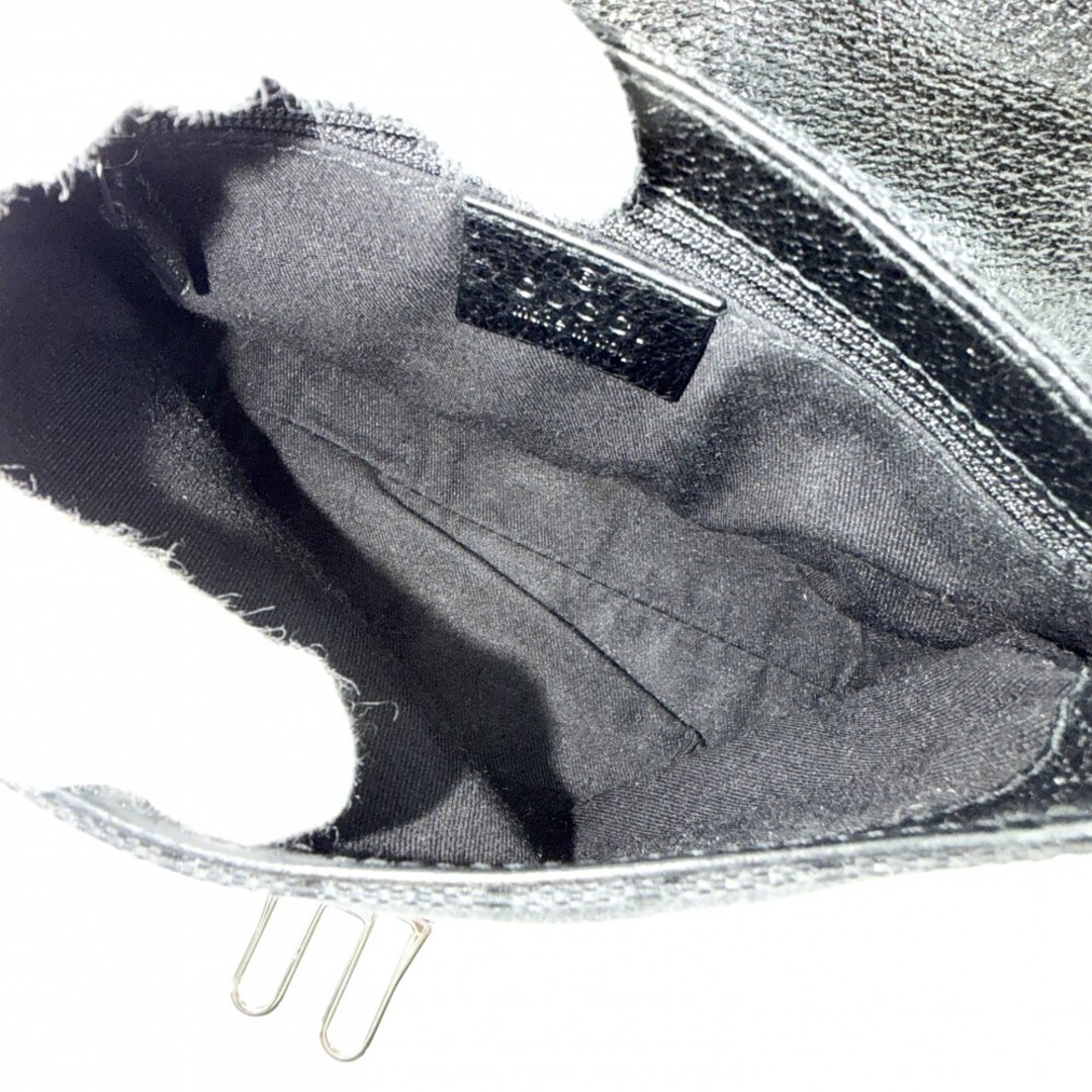 GUCCI men’s Waist Body Bag GGCanvas Black w/dustbag Luxury Designer 17×13×6cm
