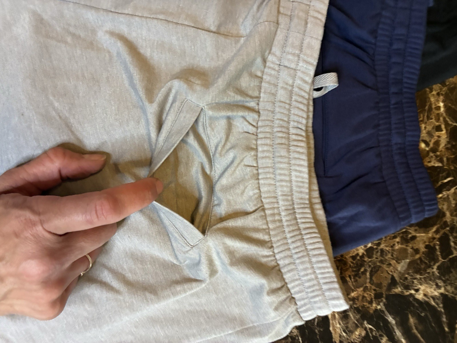 Nordstrom Men’s Jersey Navy Blue Lounge Shorts Size M