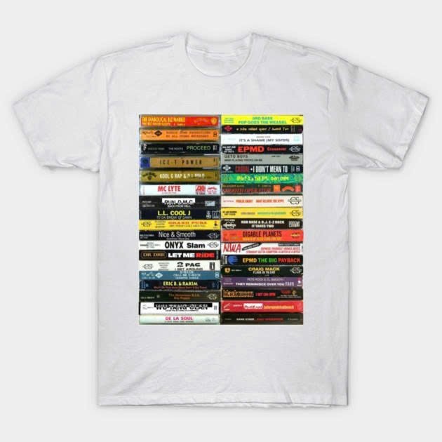 Vintage Hip Hop Tapes 90s Hip Hop Tees T-Shirt
