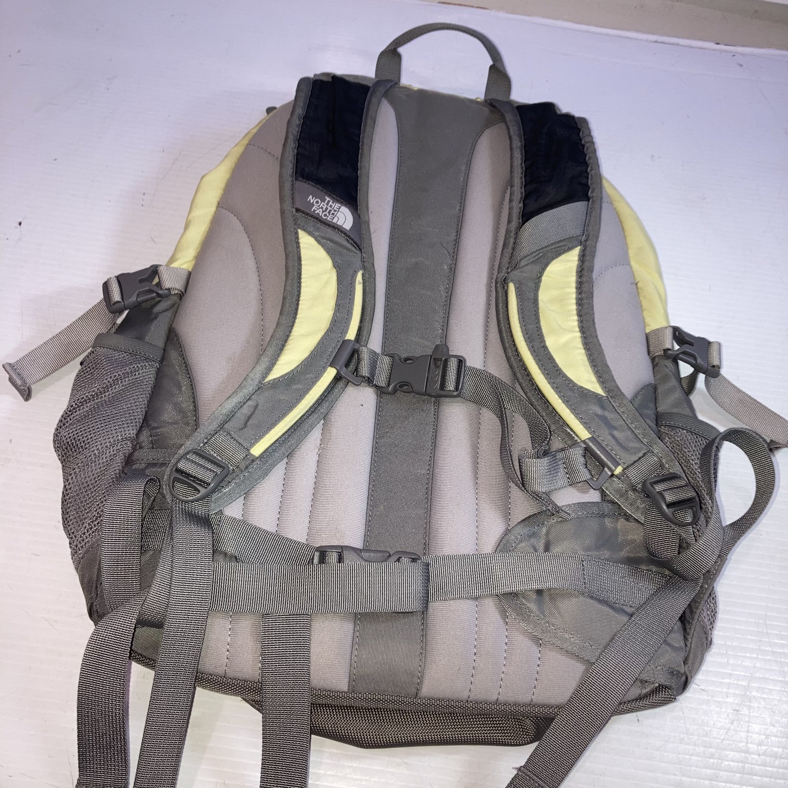 The North Face Recon Backpack Yellow Grey One Size 17″