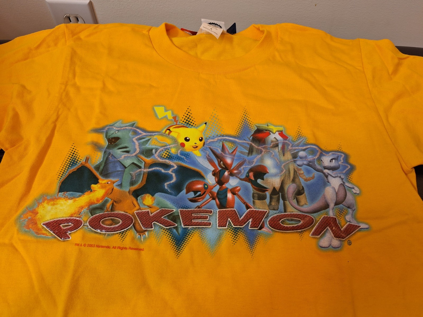 Vintage 2003 Official Nintendo POKEMON SHIRT Size Small Unisex