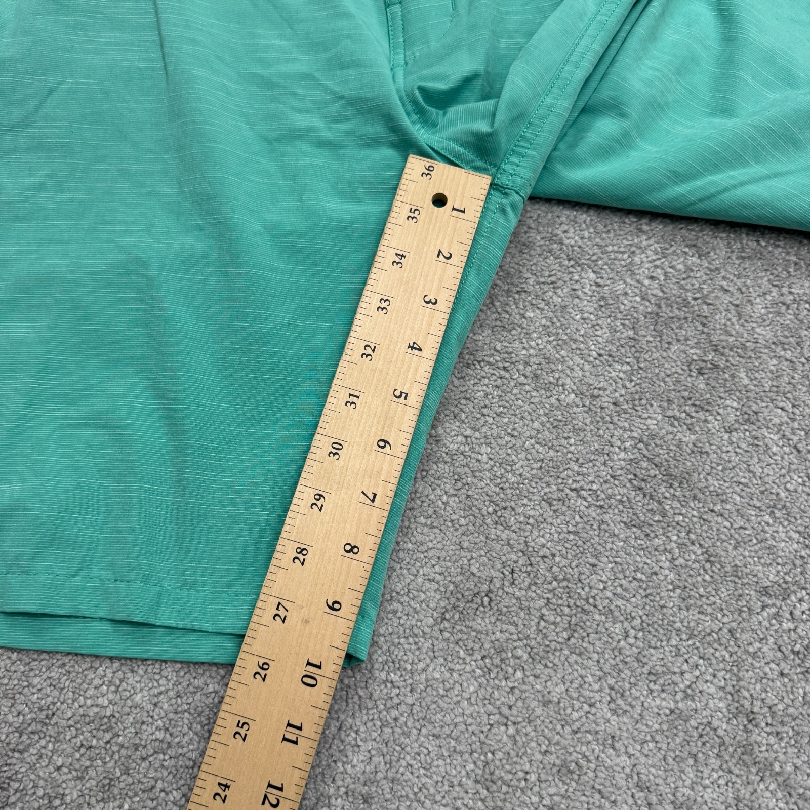 Trunks Multi-Functional Board Shorts Swim Mens 32 teal Green Hybrid Stretch